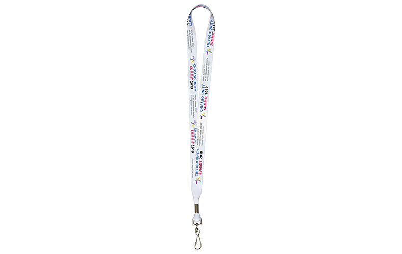 1" Super Soft Polyester Multi-Color Sublimation Lanyard